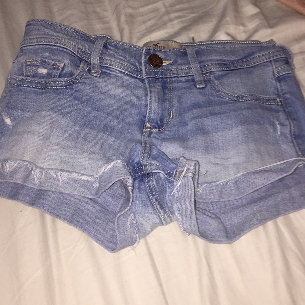 Hollister jean shorts size 0